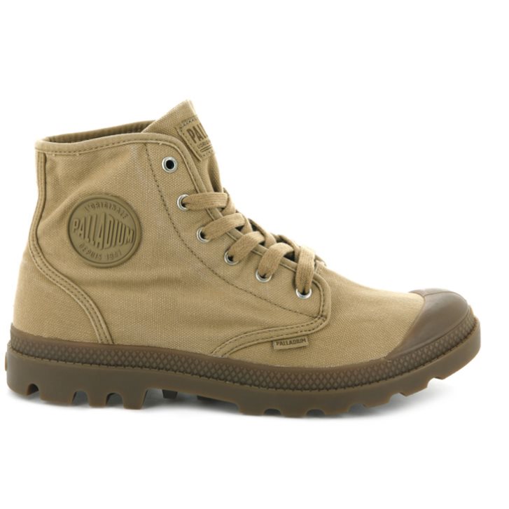 Pánské Boty Palladium Pampa Hi Olivy Zelené | CZ NEC-82M